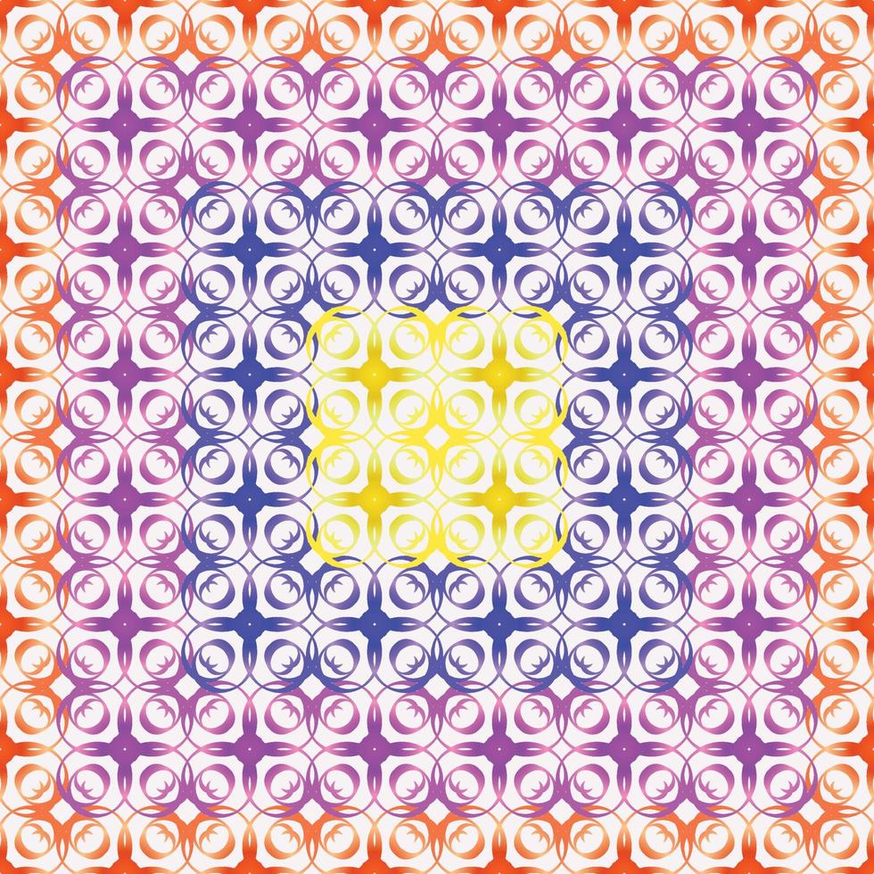 Rainbow Rounded Shapes vector
