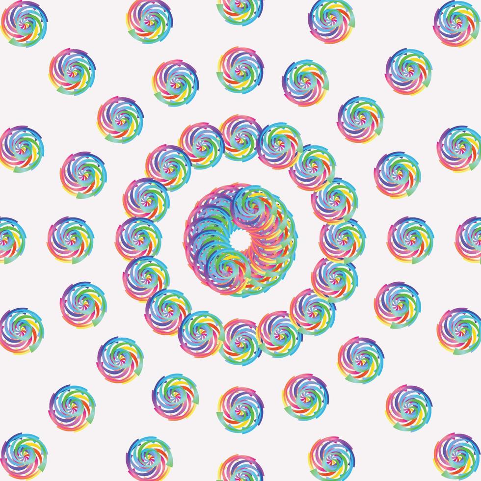 Gradient Circles Pattern vector