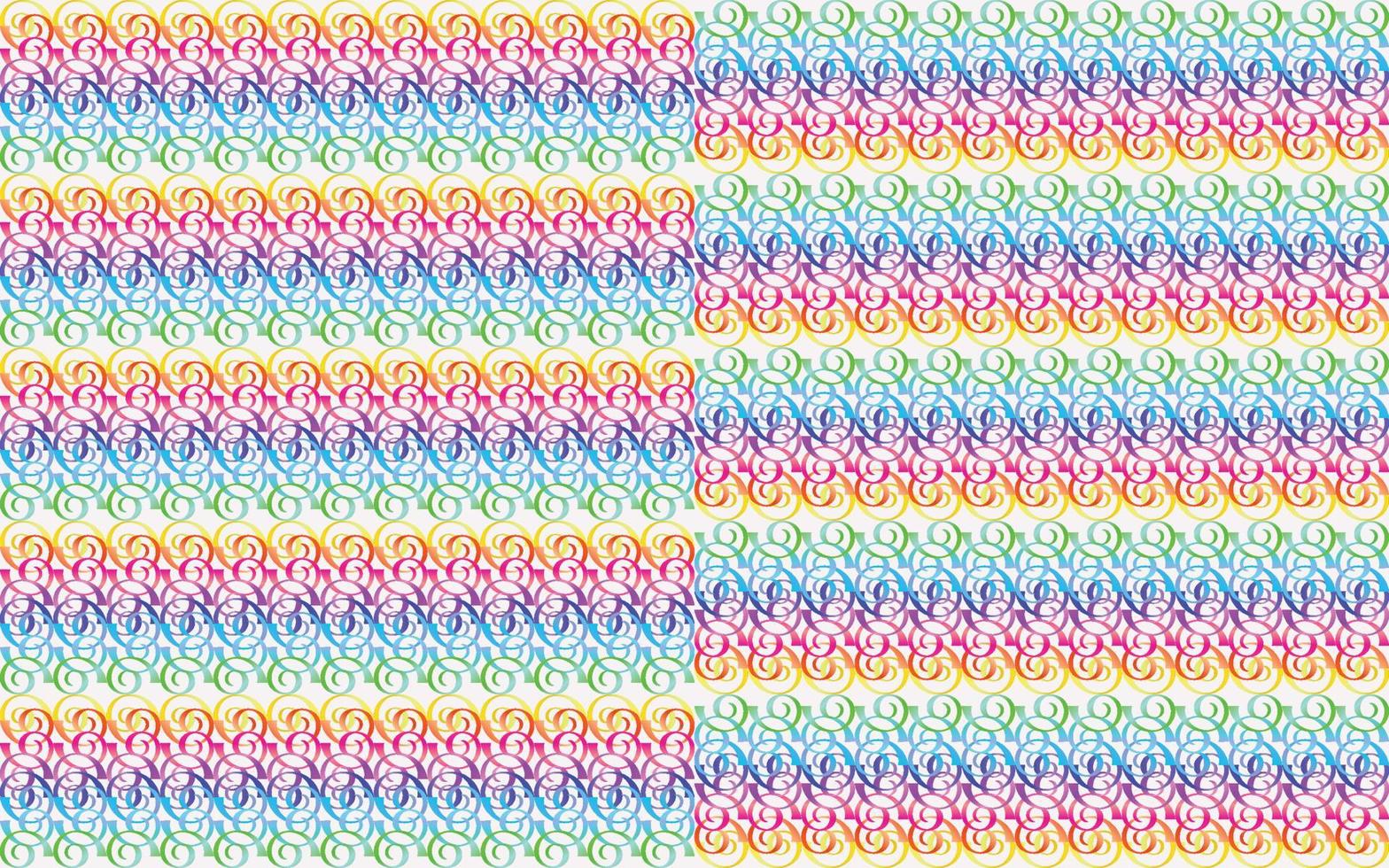 7-Rounded Gradient Waves vector