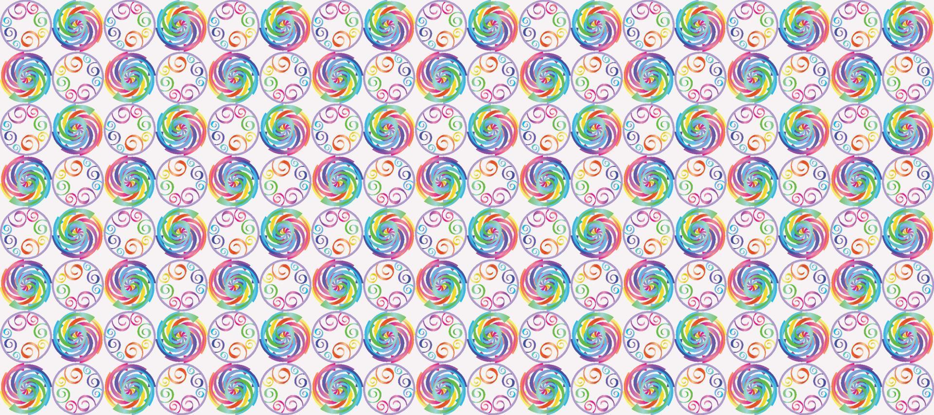 Gradient Dots in Circles vector