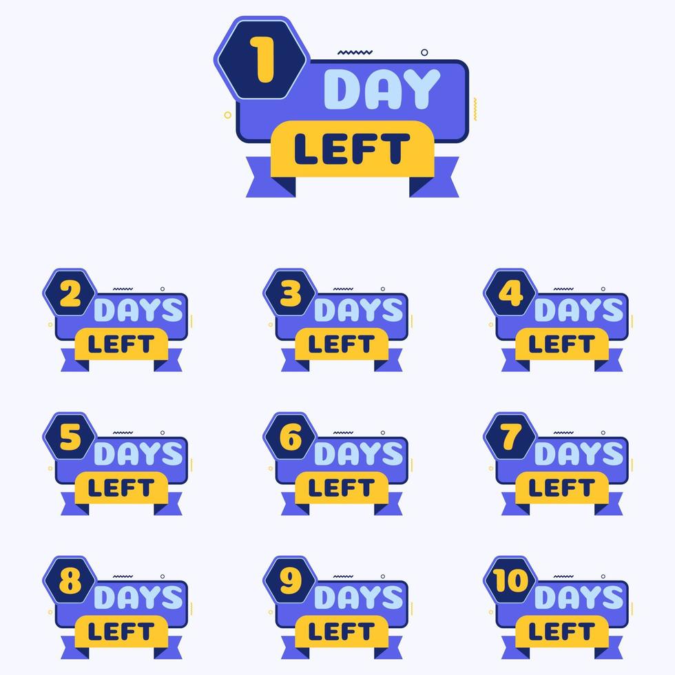 1 days to go Gradient button. Vector stock illustration 12699839 Vector Art  at Vecteezy