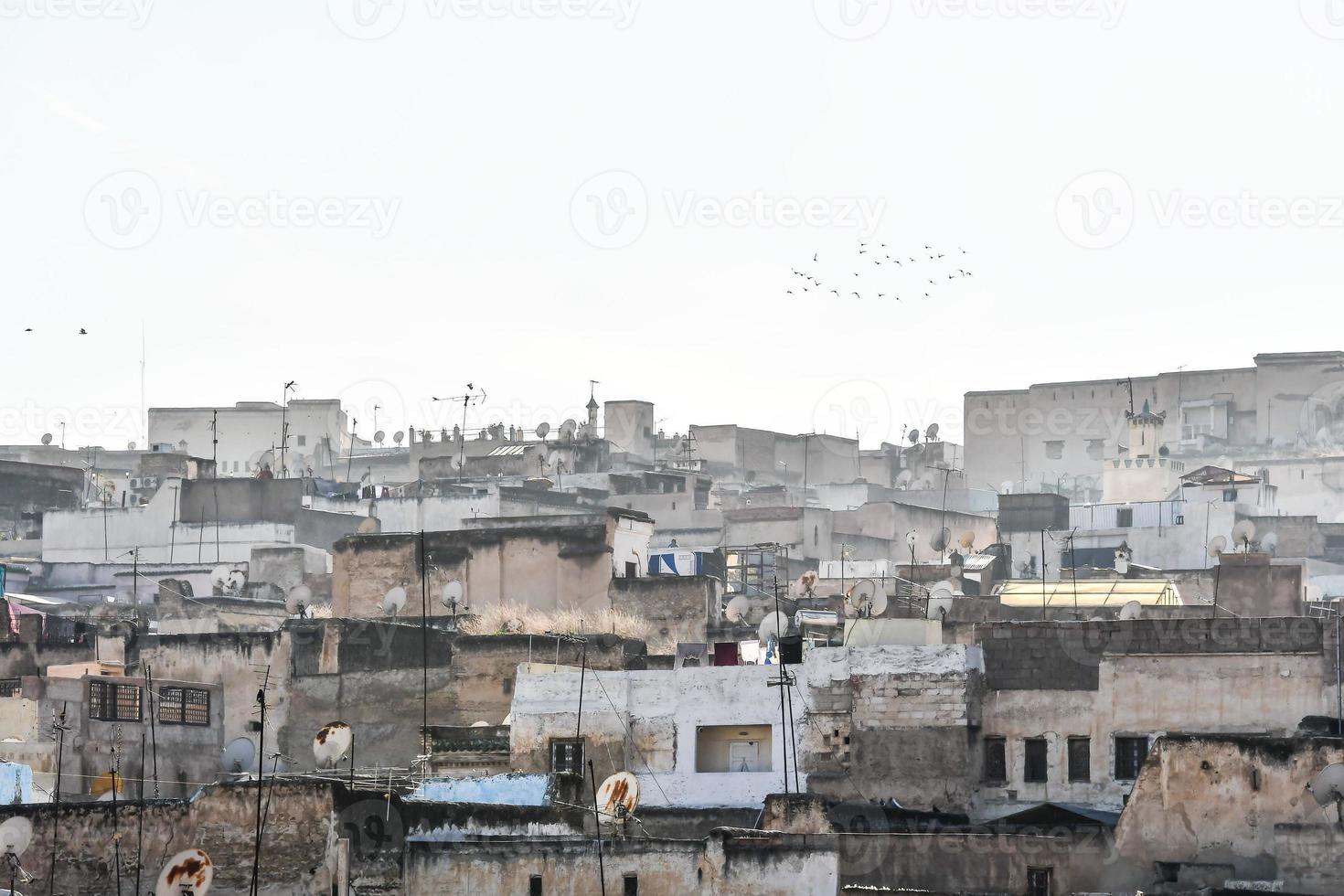 Buildings in the city photo