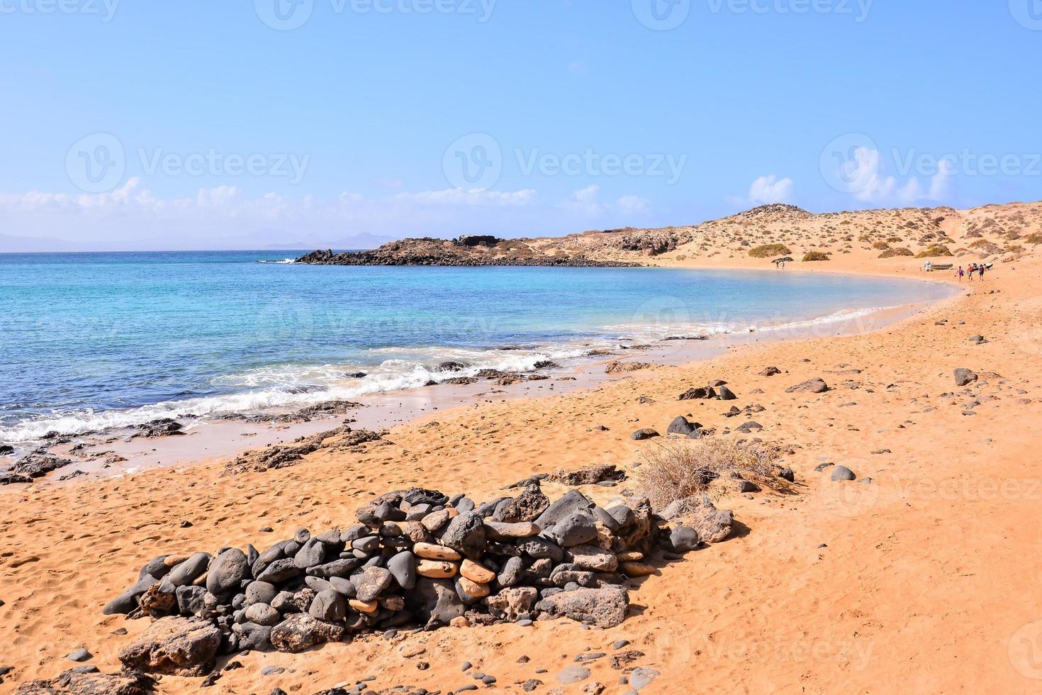 Scenic view of the shore photo