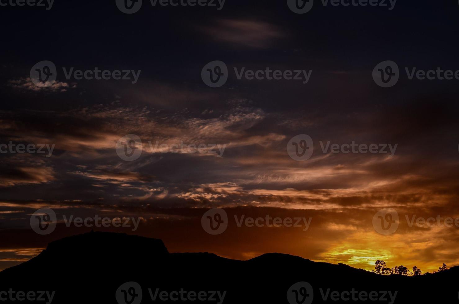 Beautiful sunset view photo