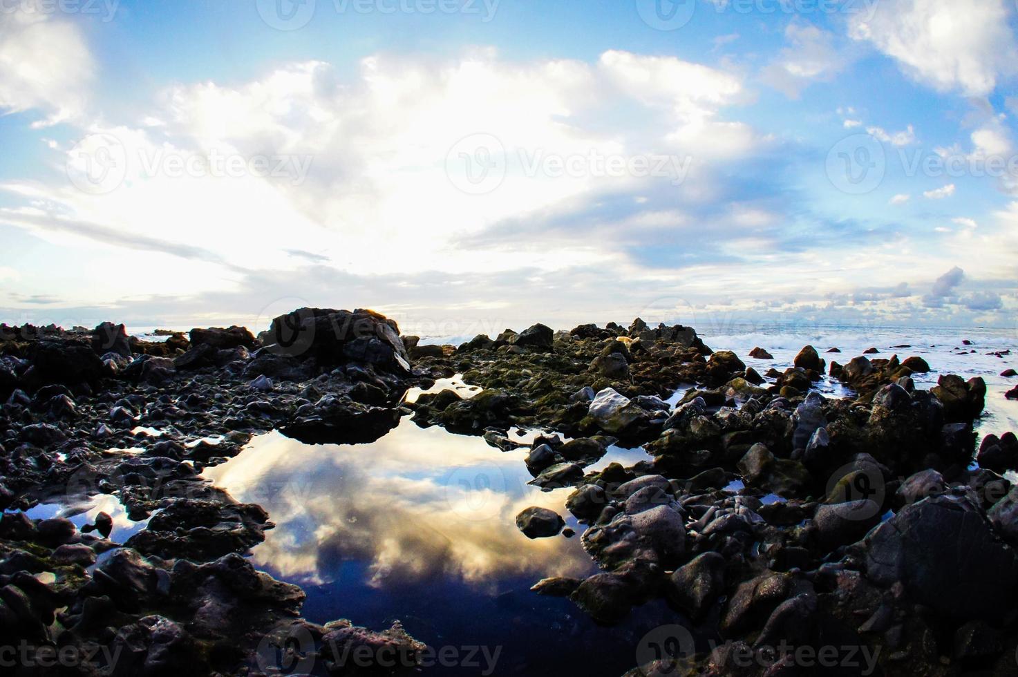 Scenic seashore view photo