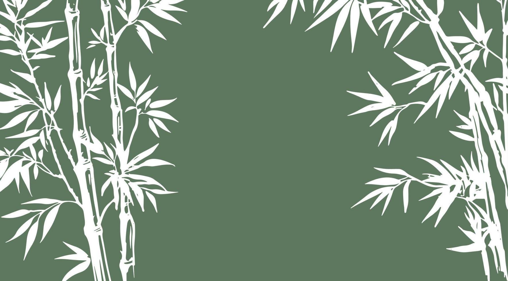 Bamboo tree, Hand drawn style. Vector. vector