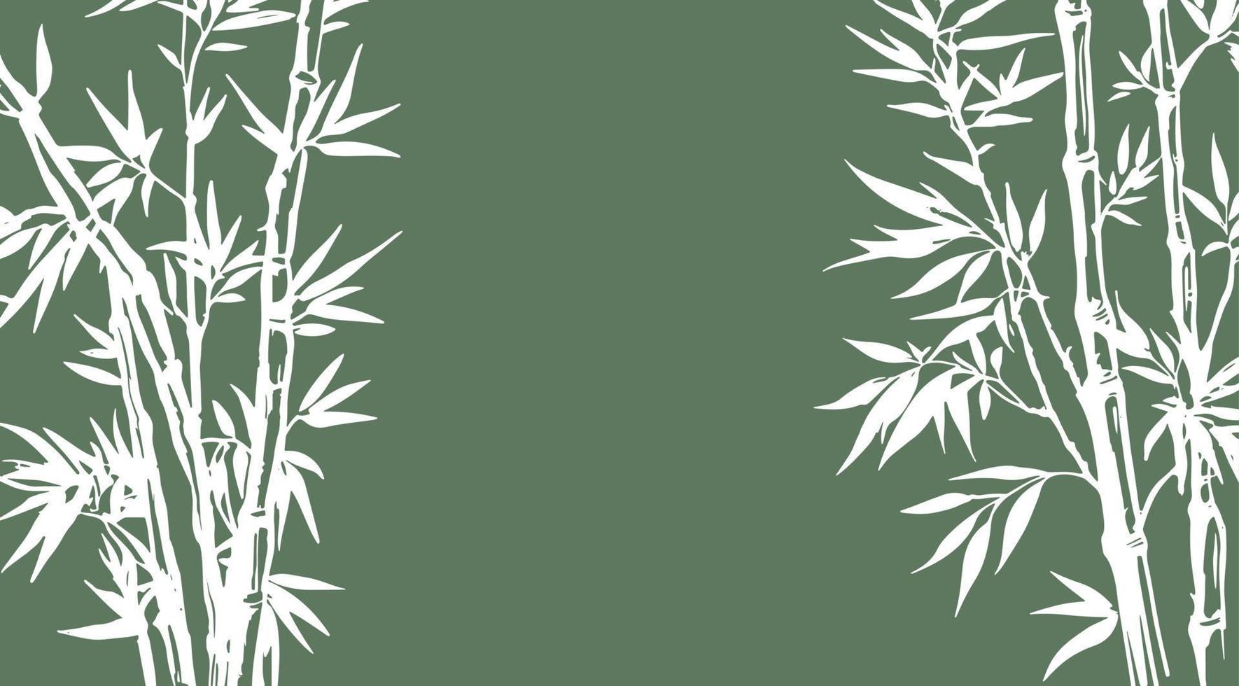 Bamboo tree, Hand drawn style. Vector. vector