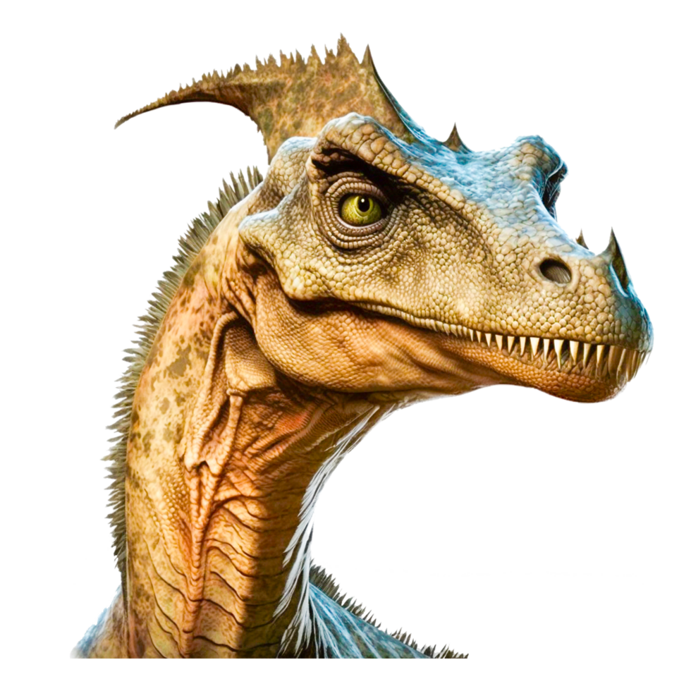 Coelophysis dinosaur isolated 3d render png