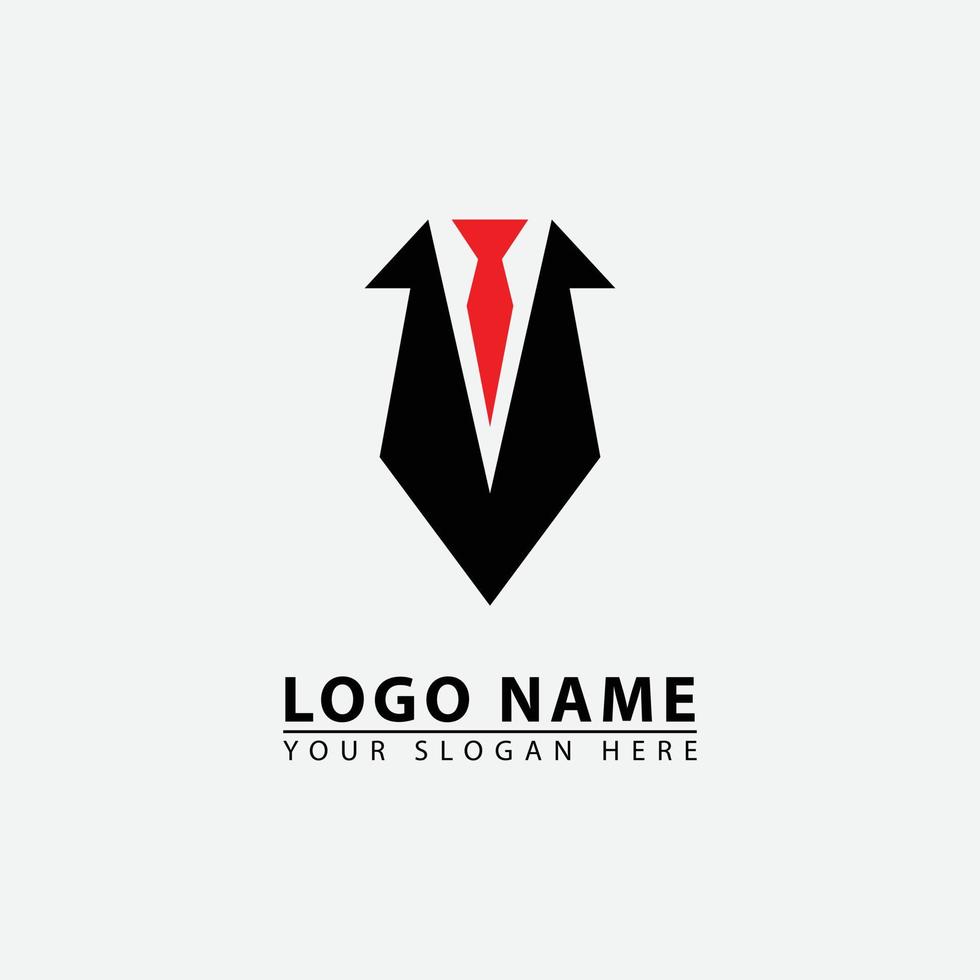 elegante consultante servicios logo icono vector