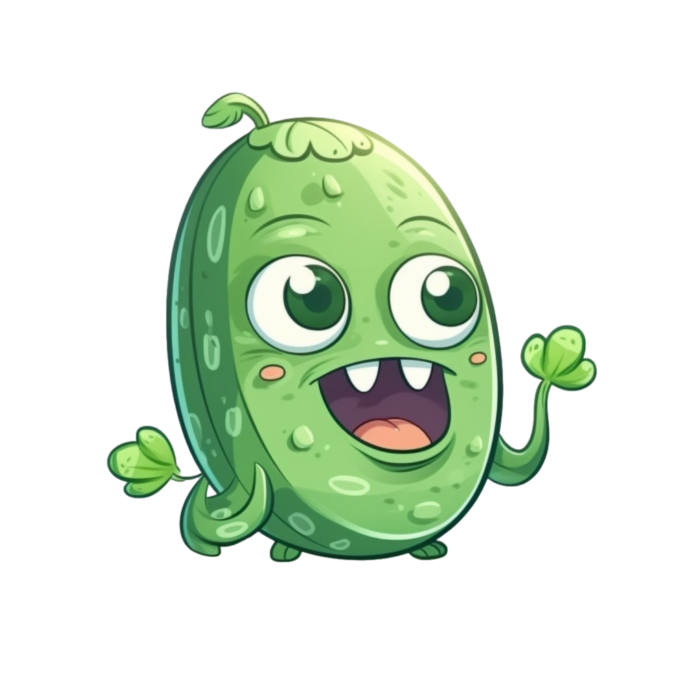 Funny Cucumber aesthetic png