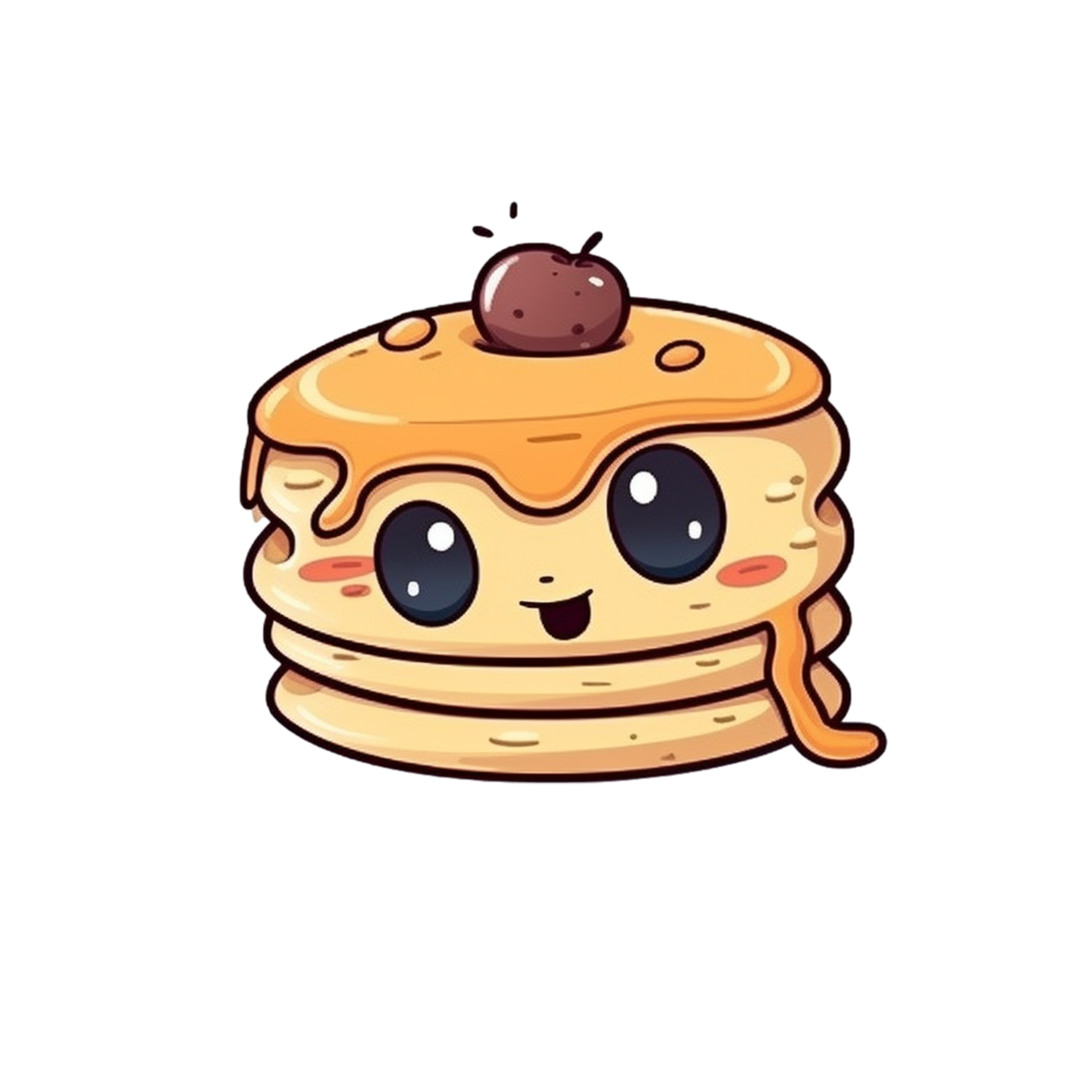 Free Cartoon Pancake AI Generative 23215411 PNG with Transparent Background