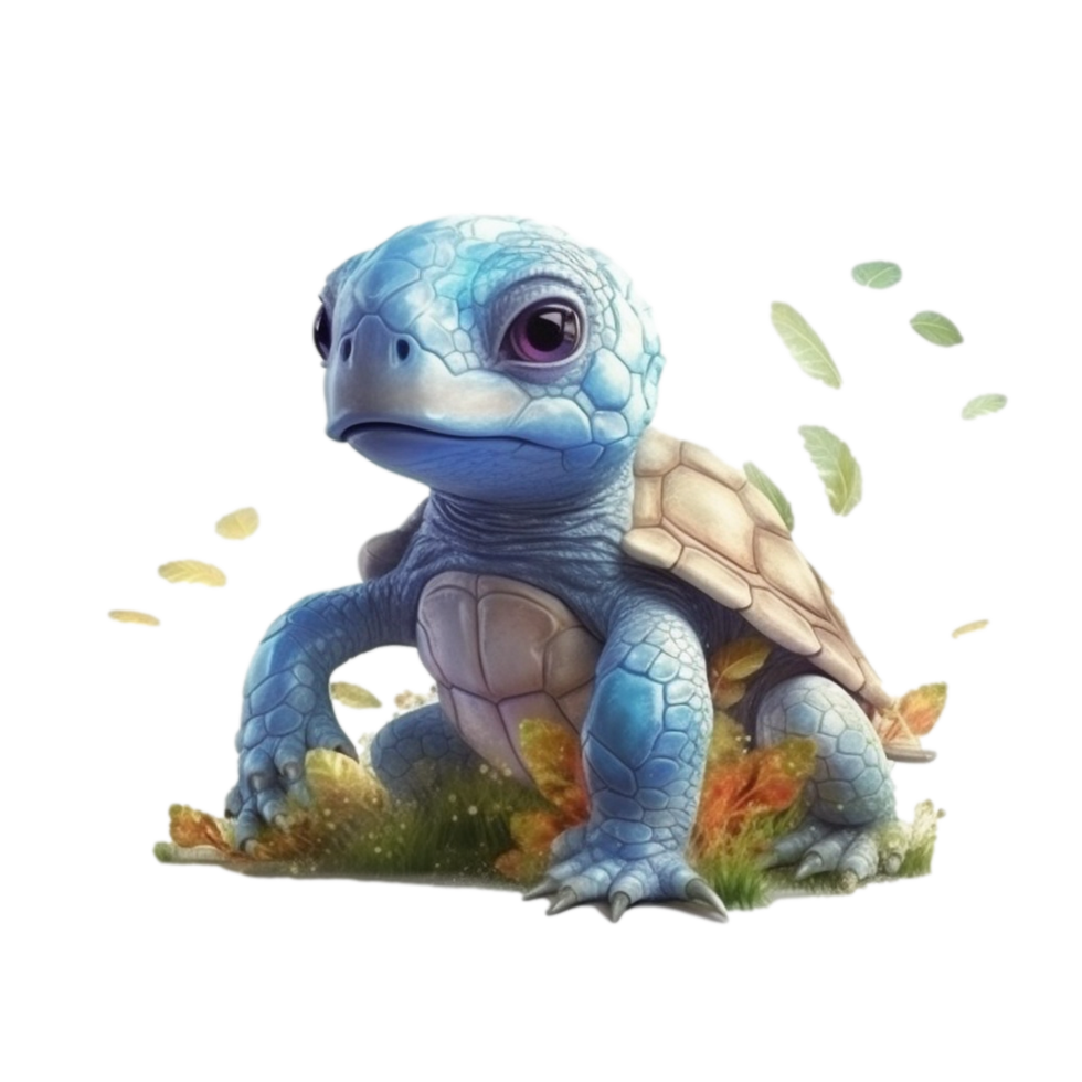 Watercolor Baby Turtle png