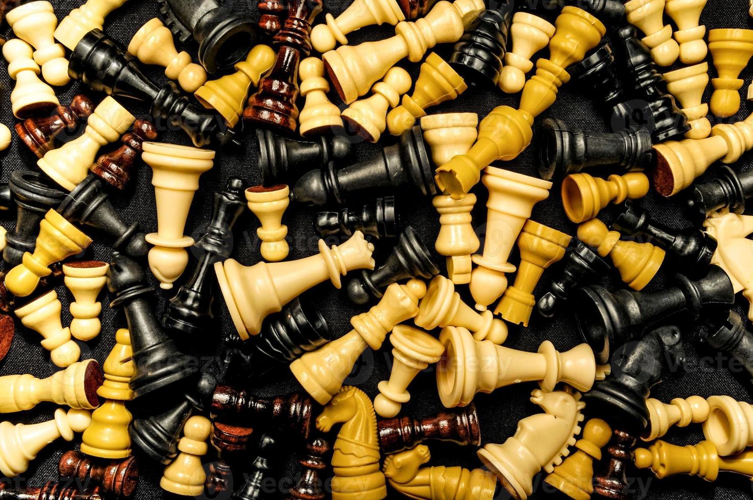 Chess pieces background photo