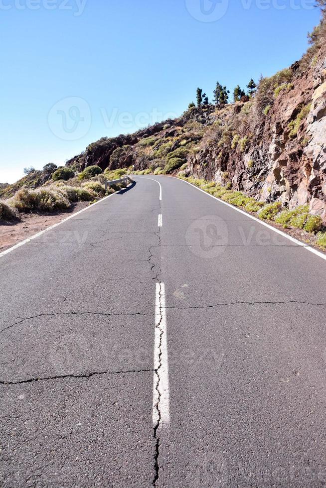 Scenic road view photo