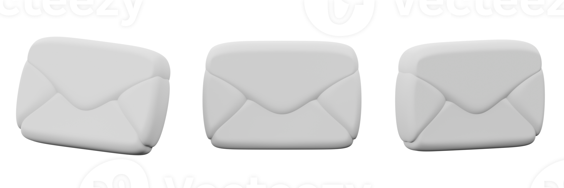3d ilustración correo o sobre icono para creativo usuario interfaz web diseño símbolo png