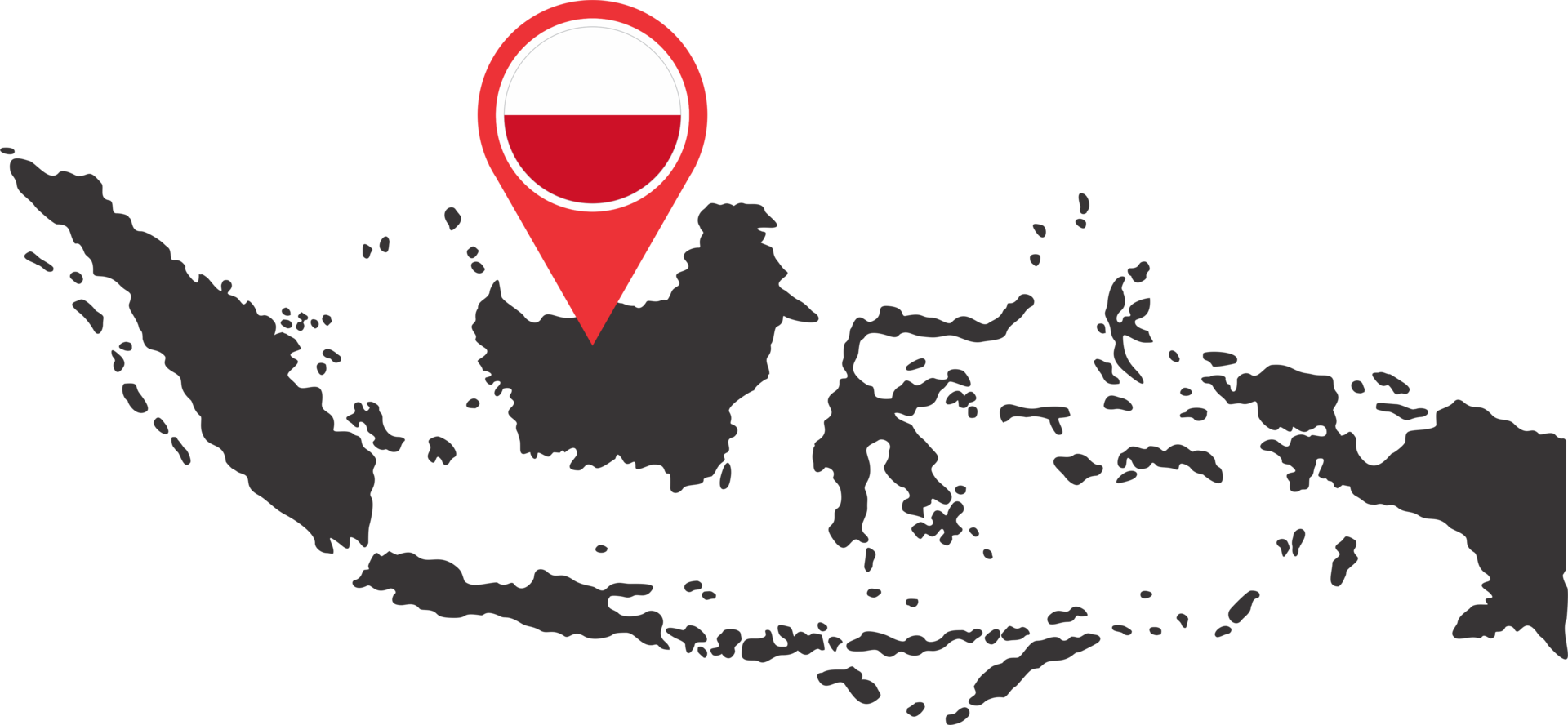 Indonesia pin map location png