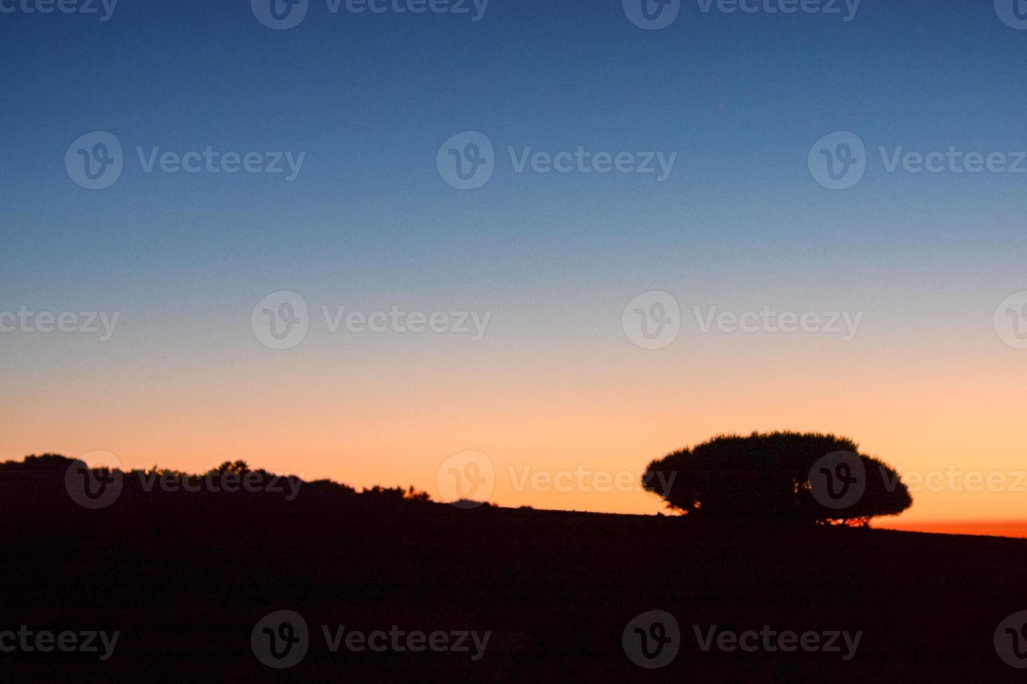Scenic sunrise view photo