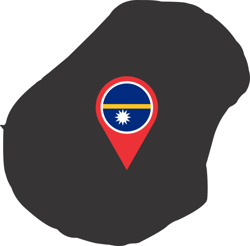 Nauru pin map location png