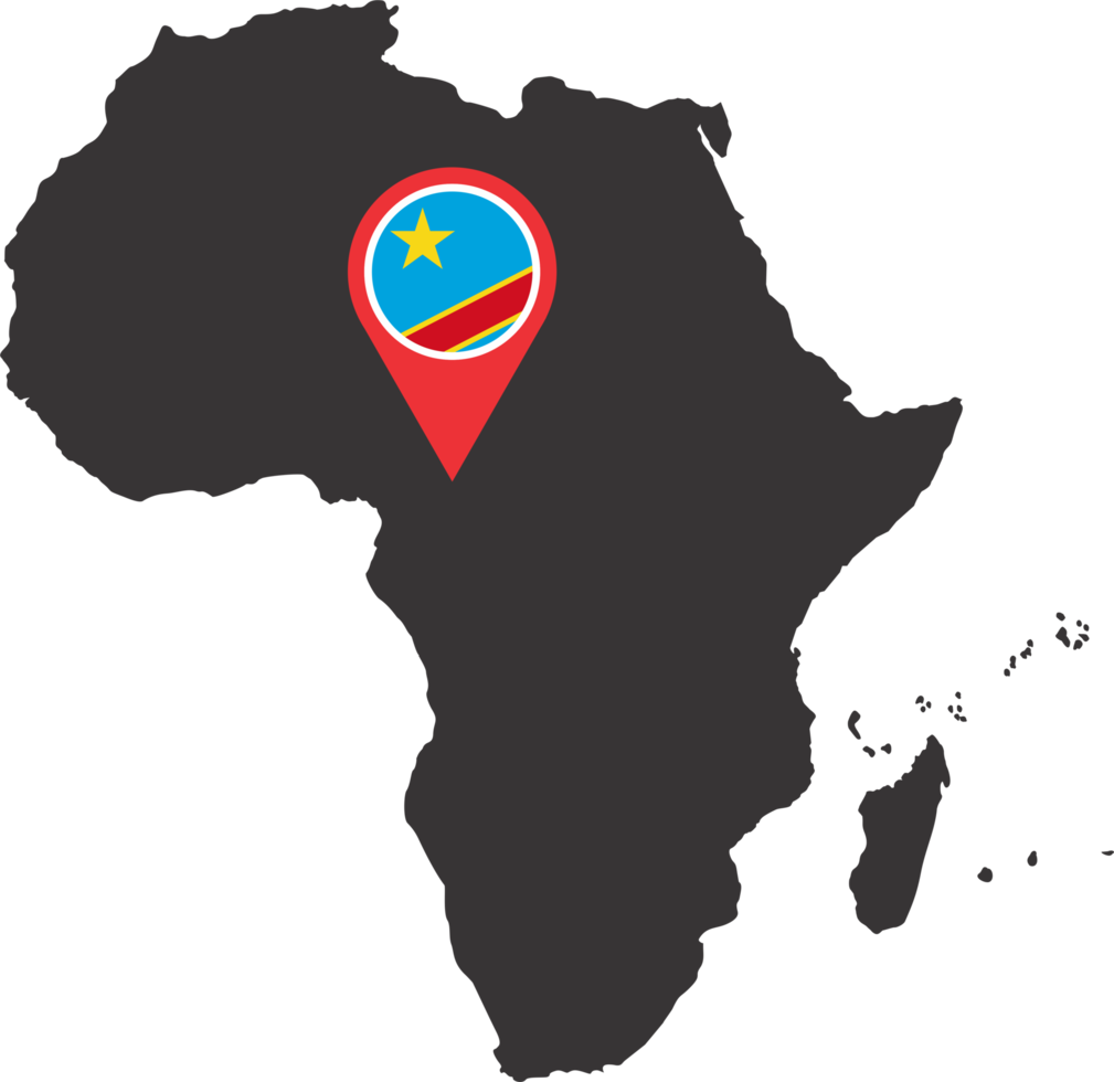 Congo pin map location png