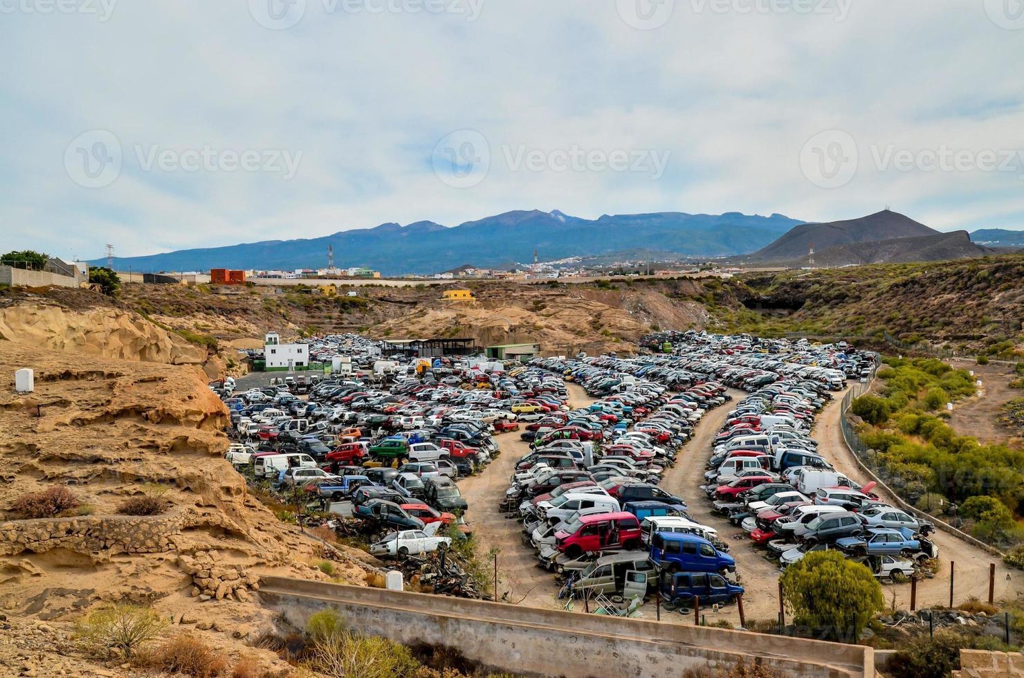 A car graveyard photo