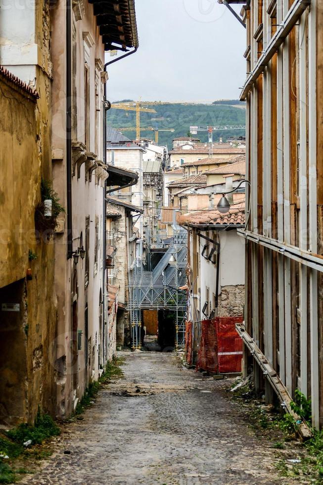 Buildings in the city photo