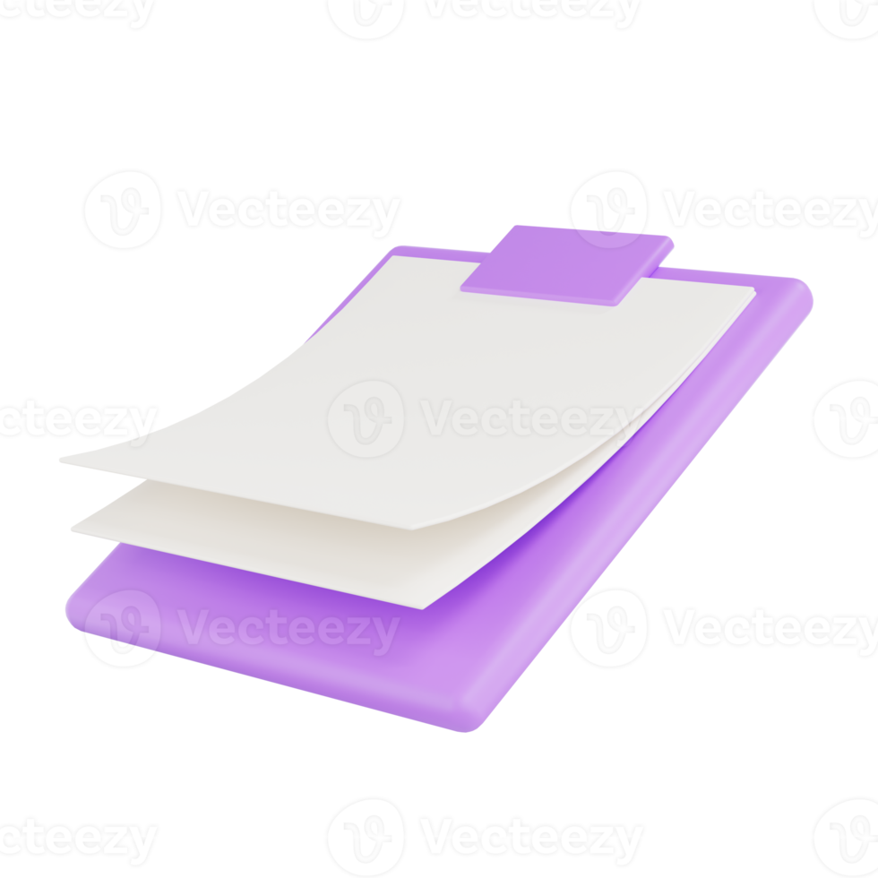 3D clipboard , Confirmed or approved document. png