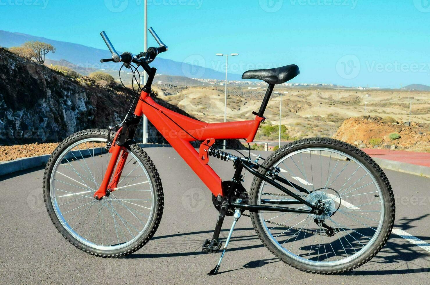 un montaña bicicleta foto