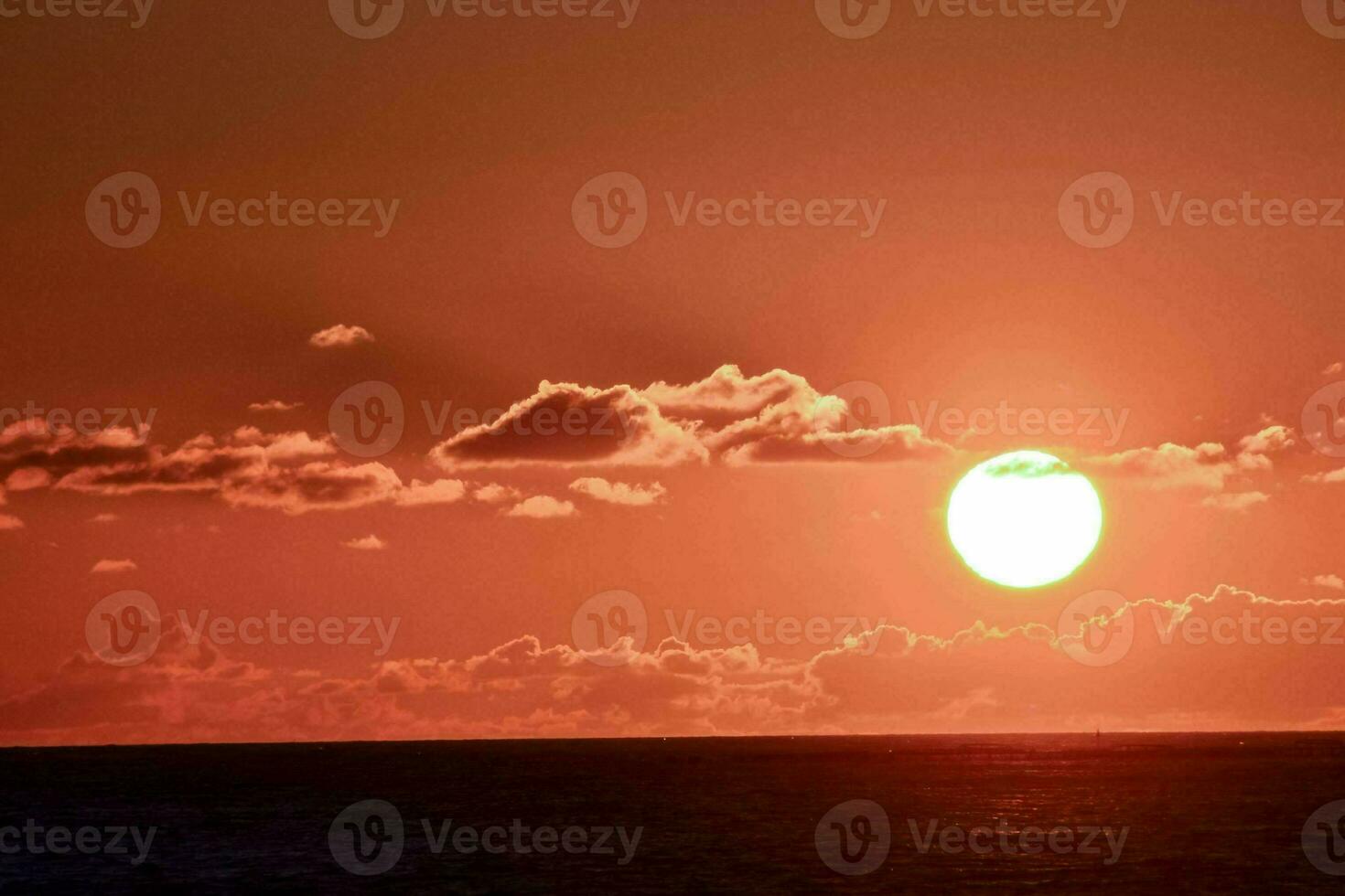 Beautiful sunset view photo