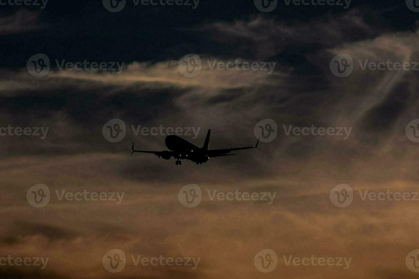 An airplane flying photo