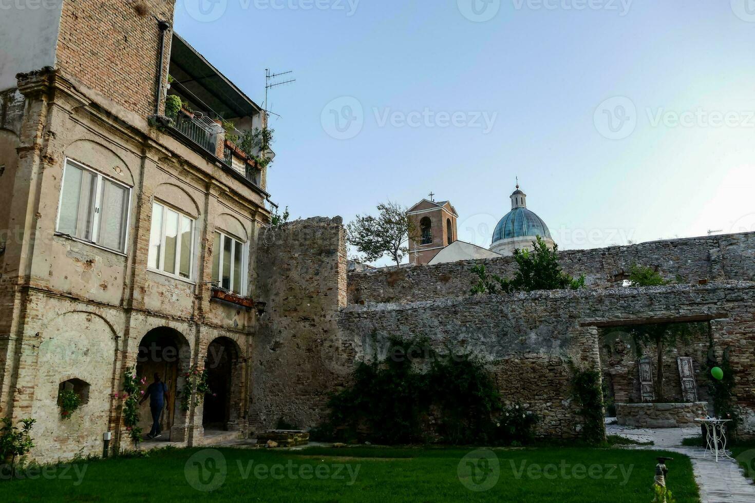 Buildings in the city photo