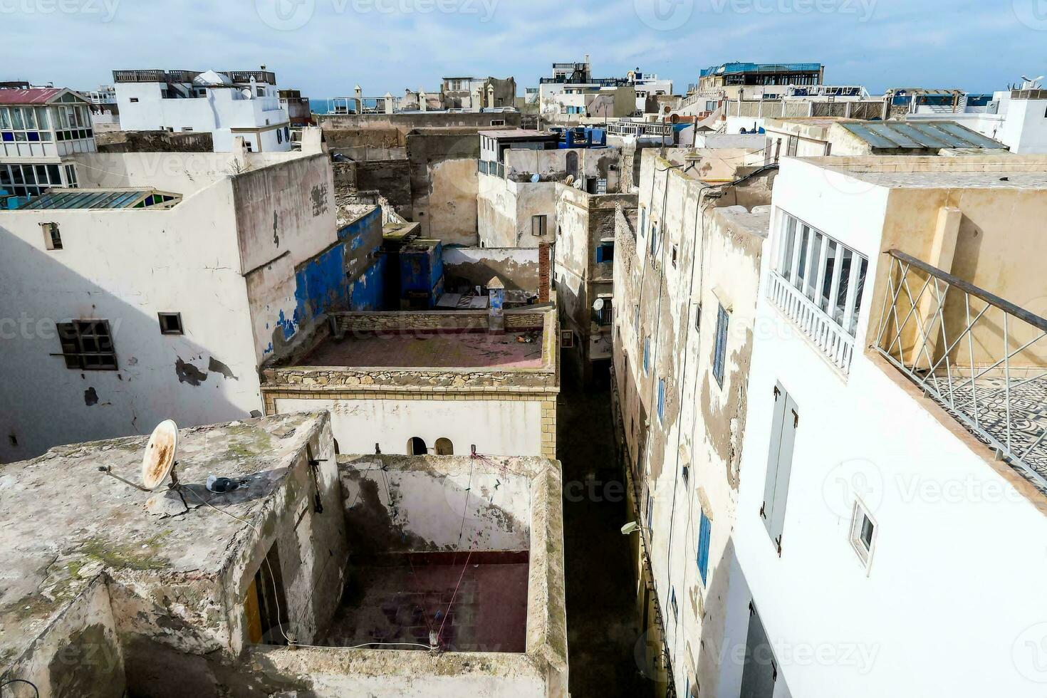 Buildings in the city photo