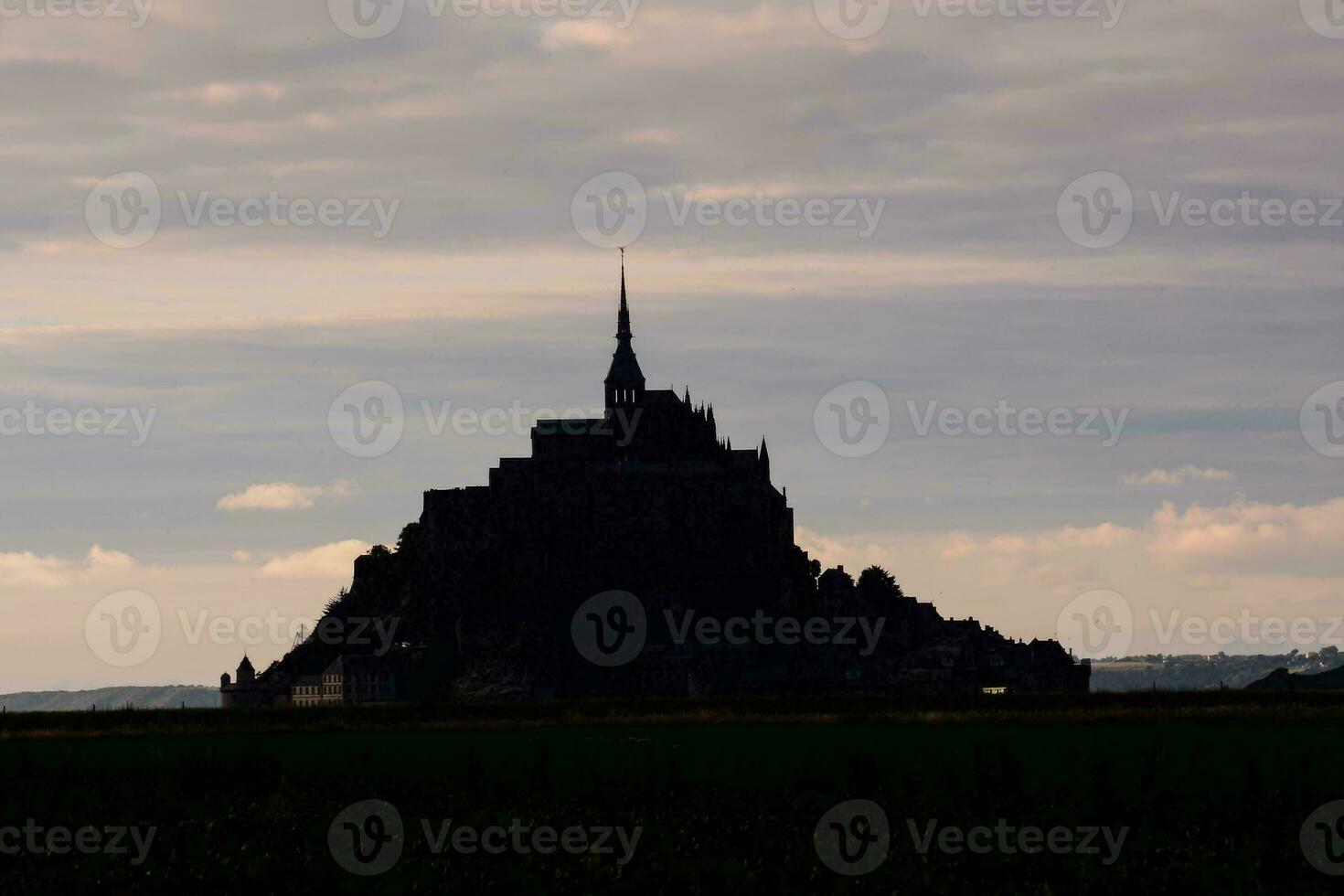Le Mont Saint-Michel tidal island, Normandy, northern France photo