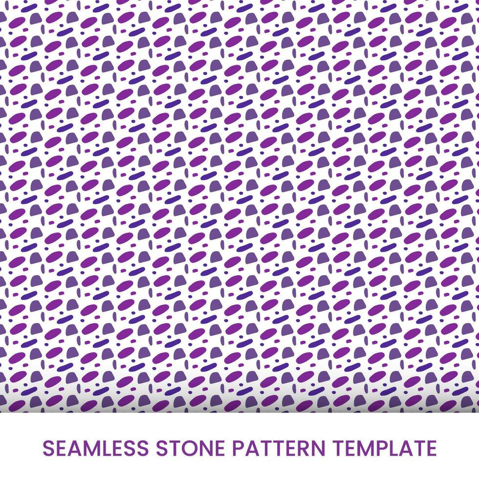 Seamless colorful stone pattern template vector