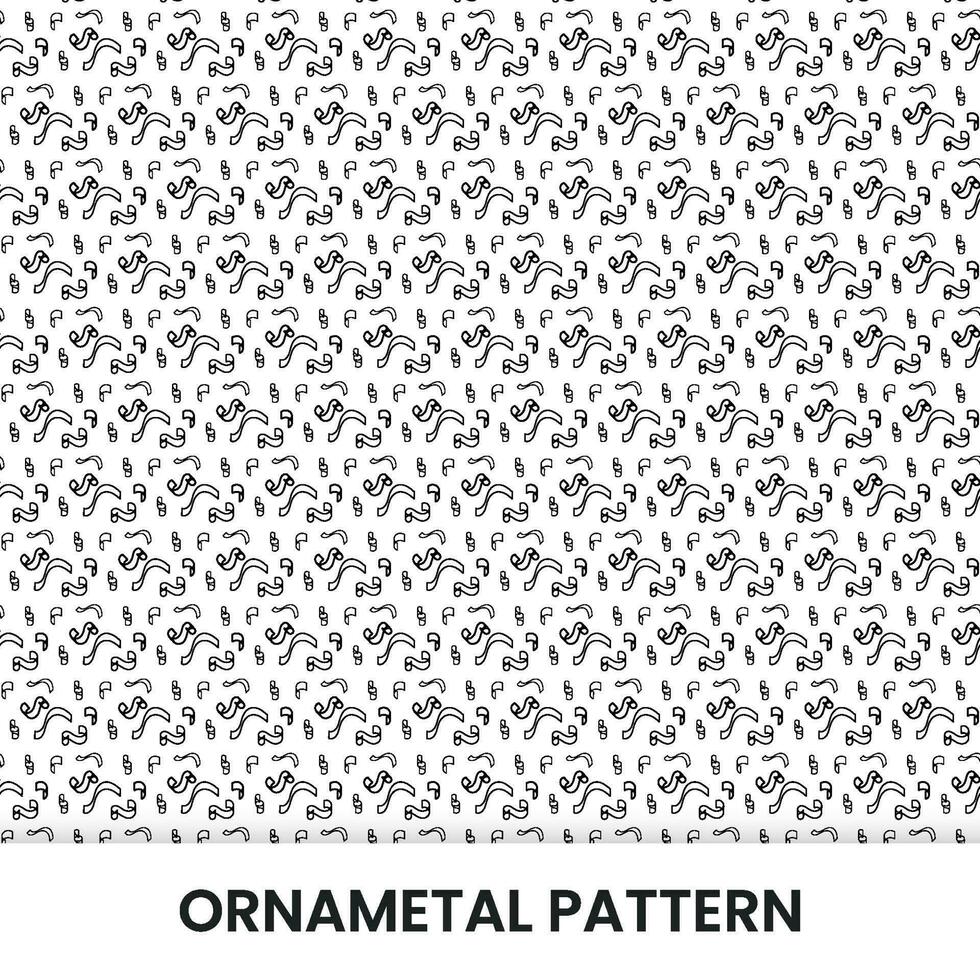 vector ornamental pattern background design template