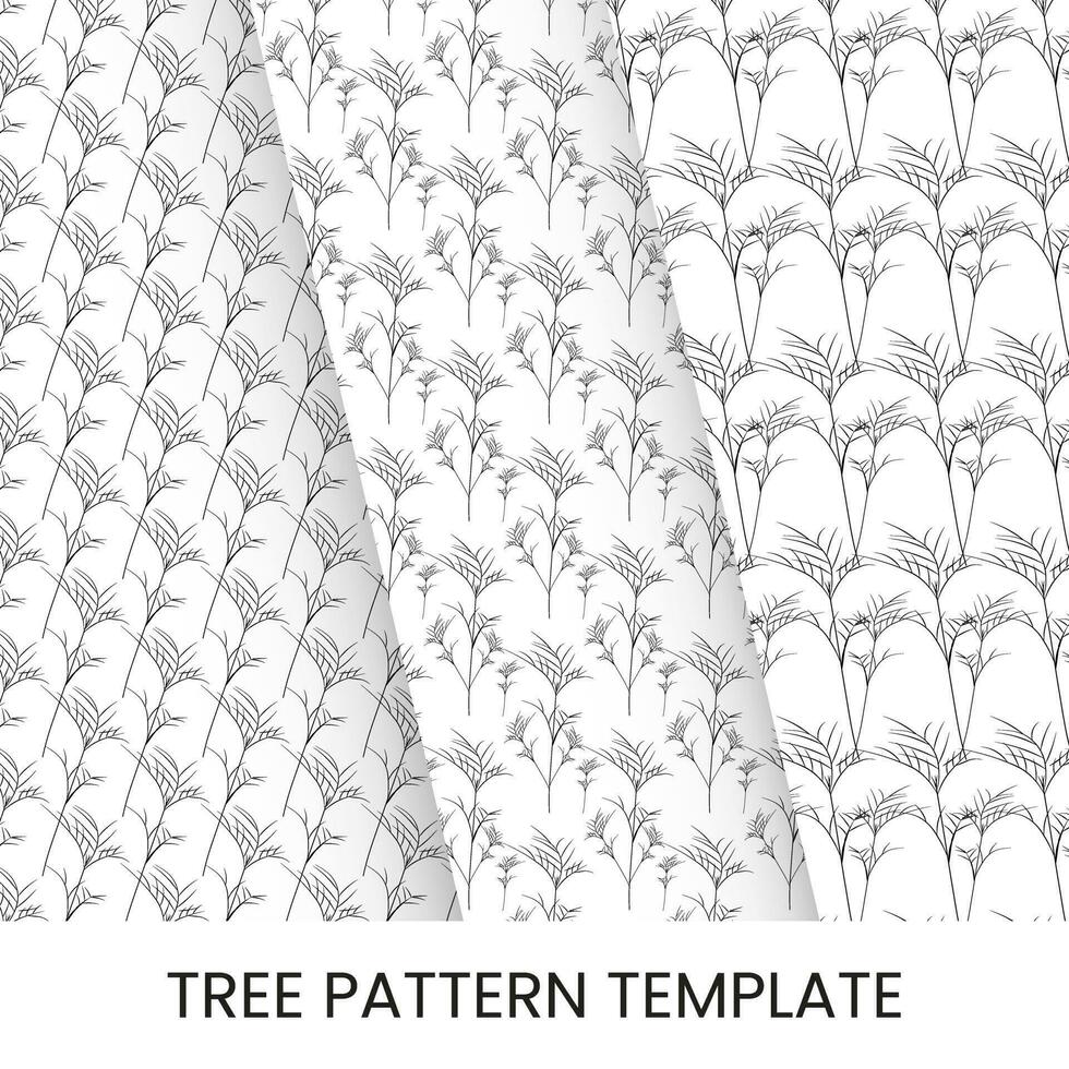Marigold tree pattern design template vector
