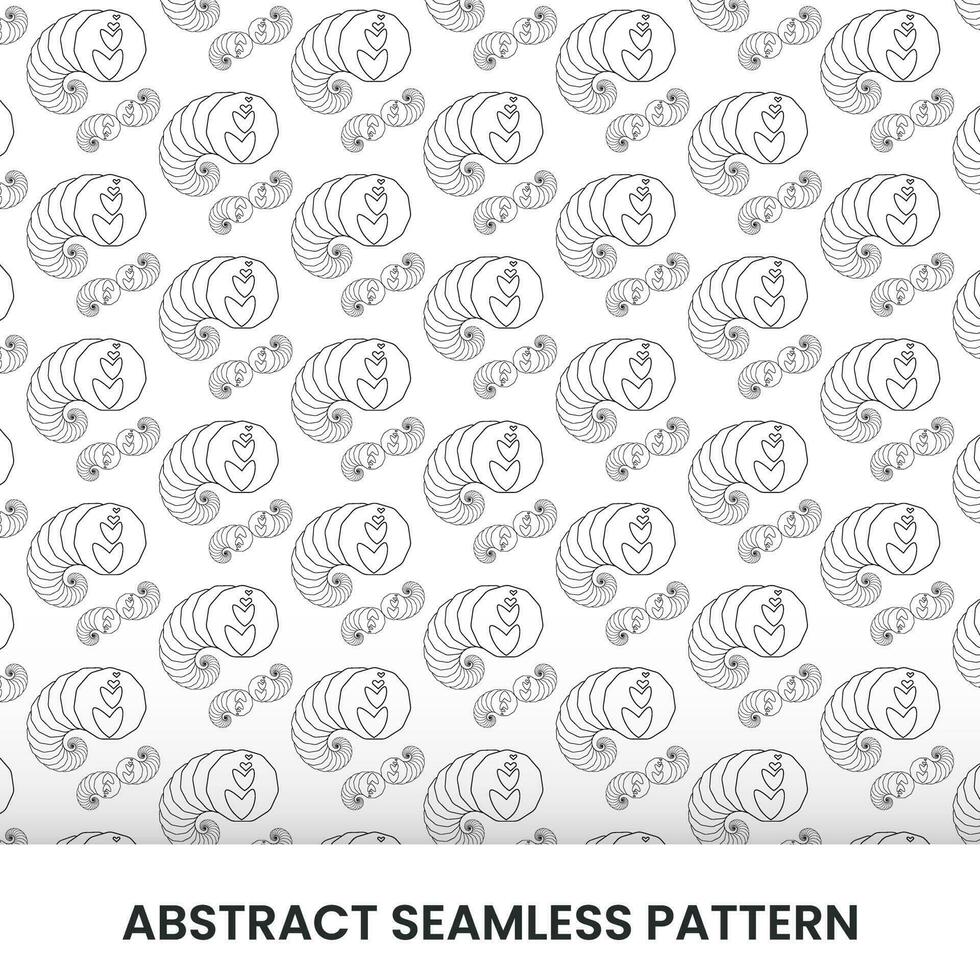 pattern design template with abstract line forming vector