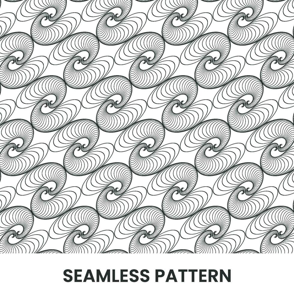 pattern design template with abstract line forming vector
