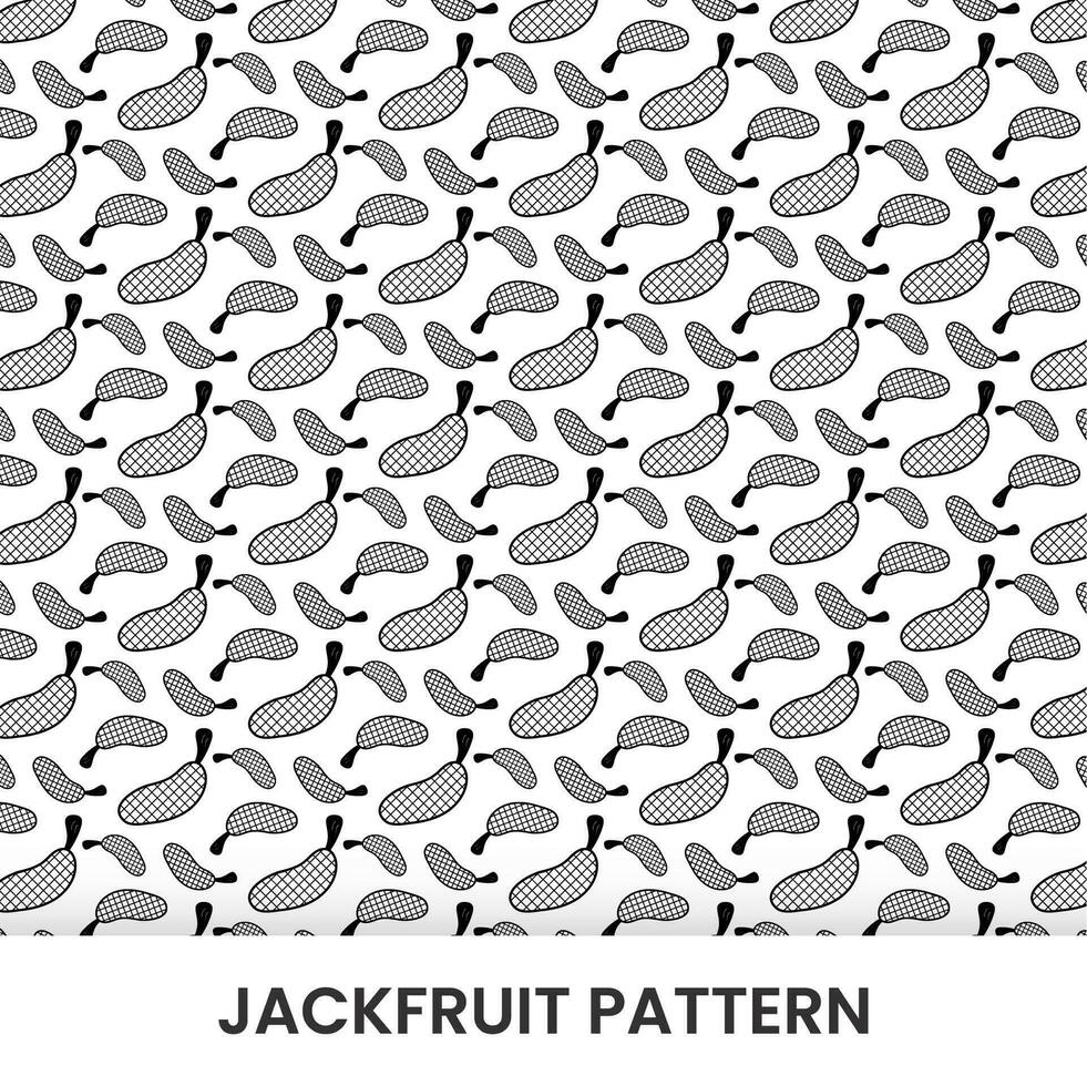 jackfruit pattern background tmeplate vector