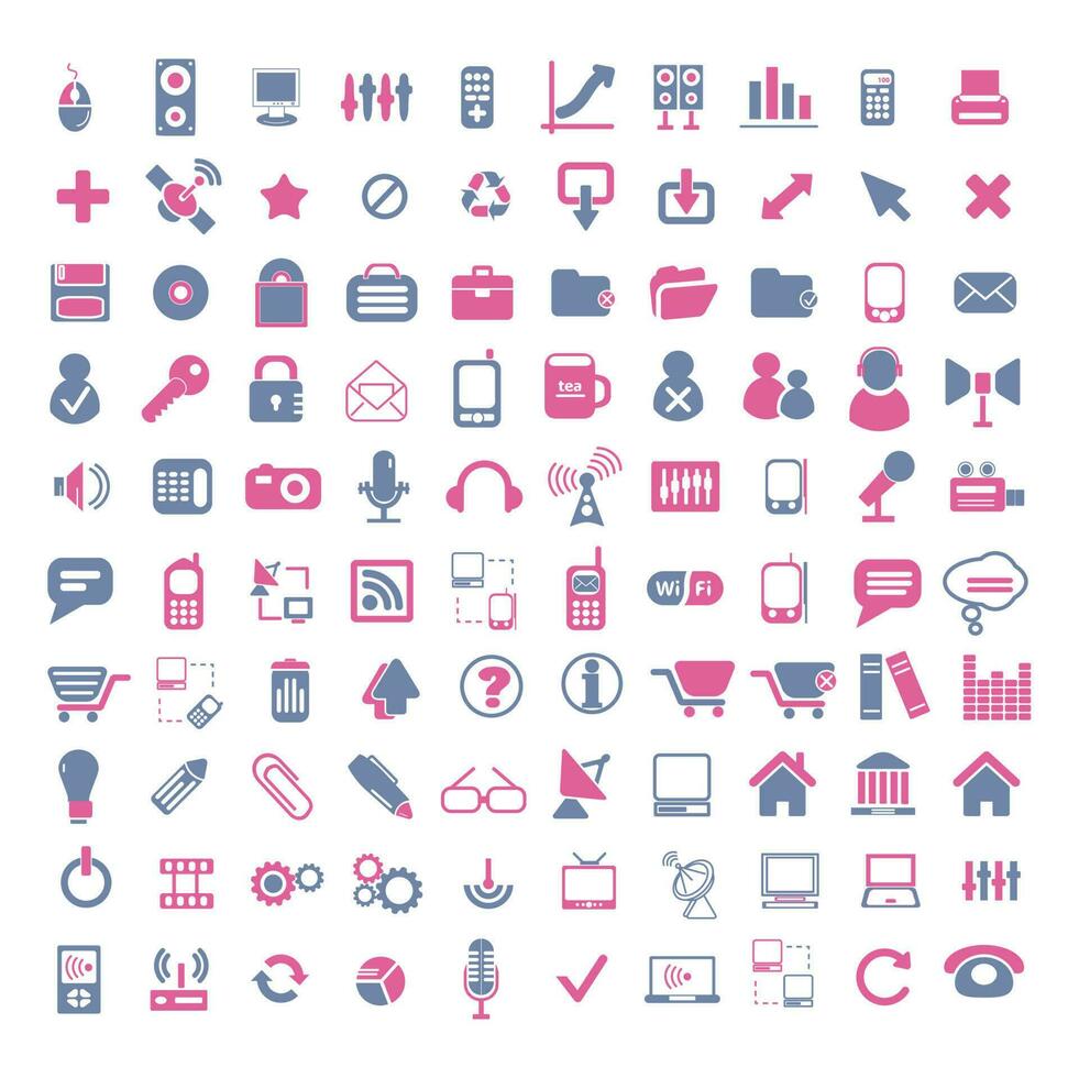 Collection of icon designs on the theme of technology, finance, holiday, arrows, communication, symbols. vector