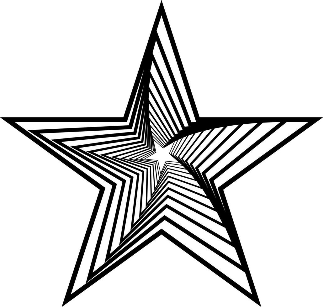 dinámica vector estrella forma