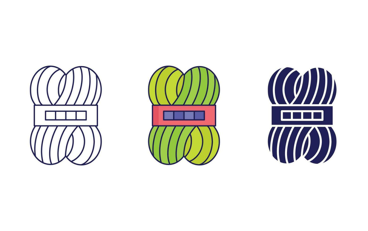 Yarn vector icon