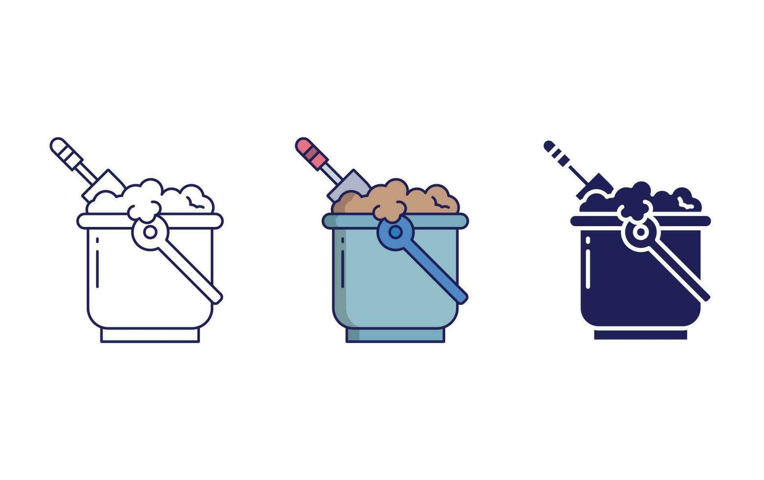 Bucket vector icon