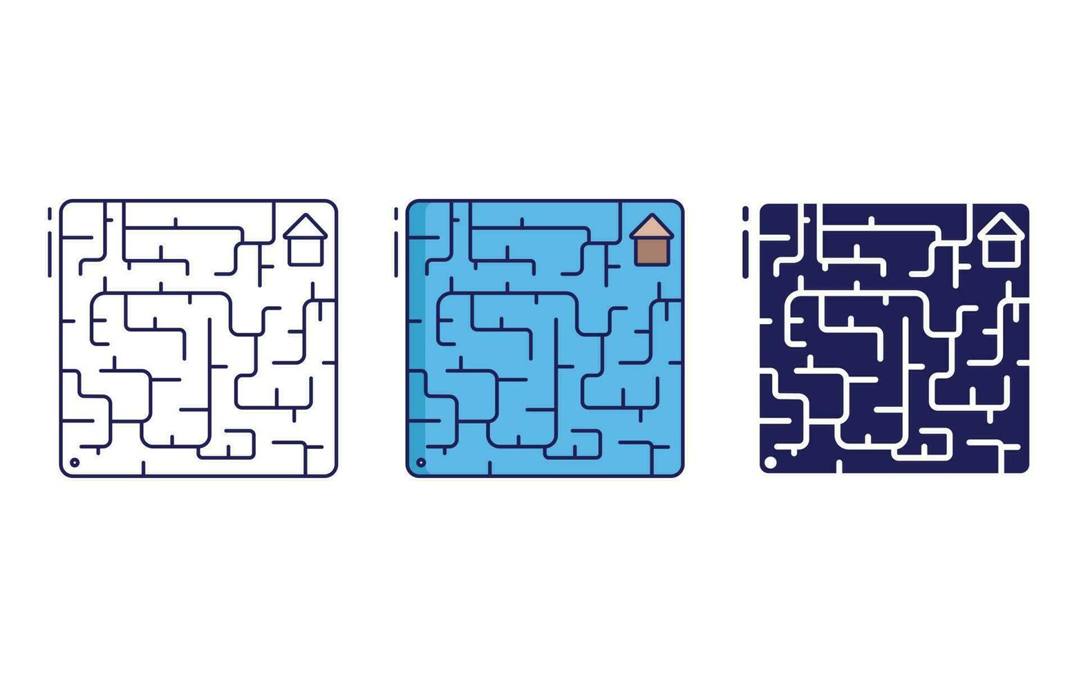 Maze vector icon
