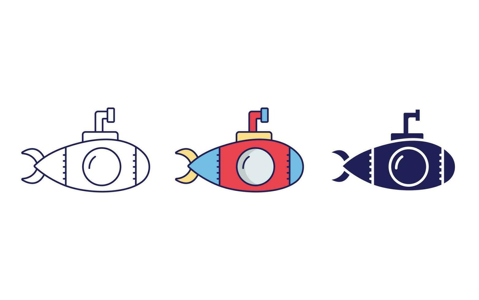 Submarine vector icon