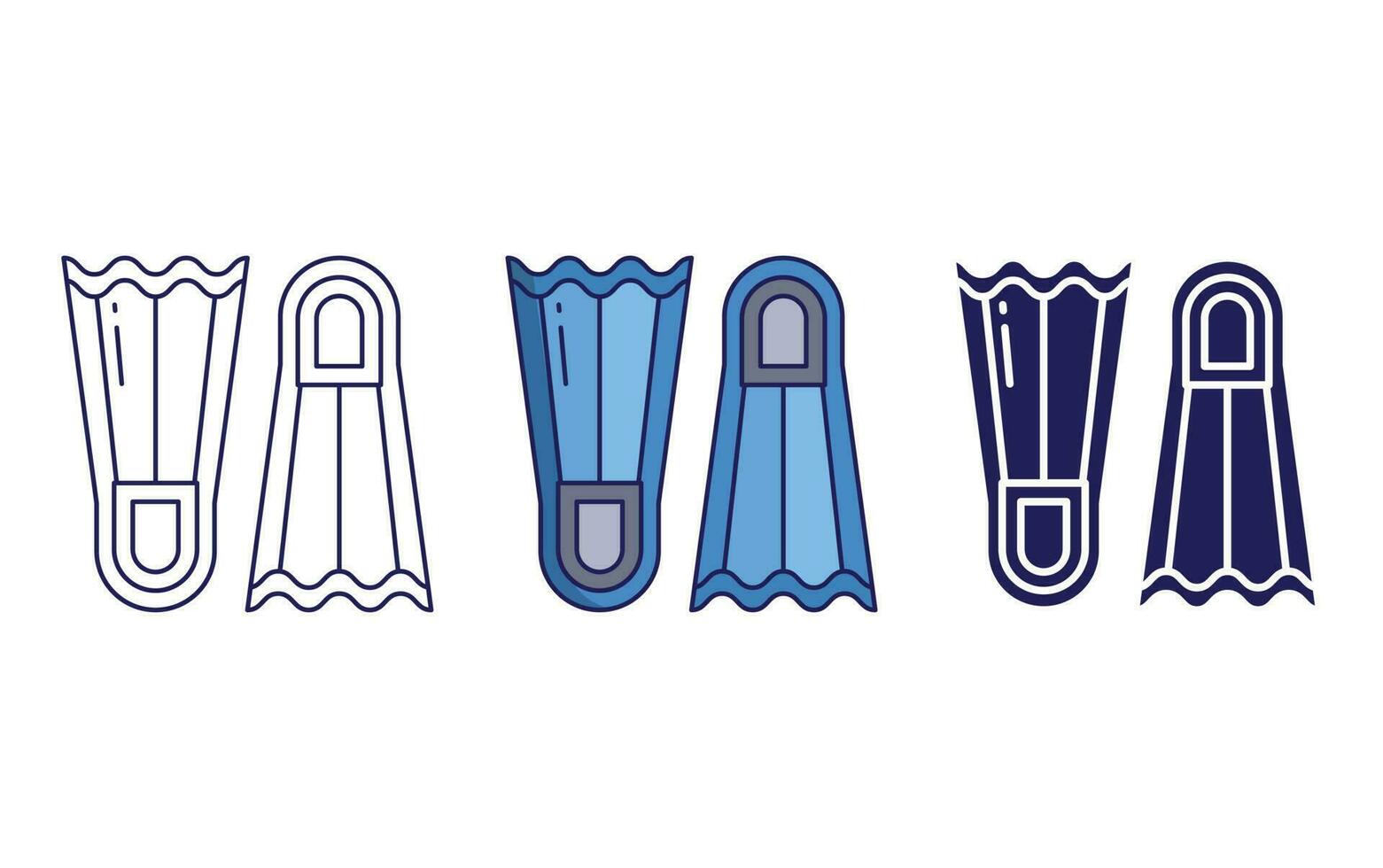 Flipper vector icon