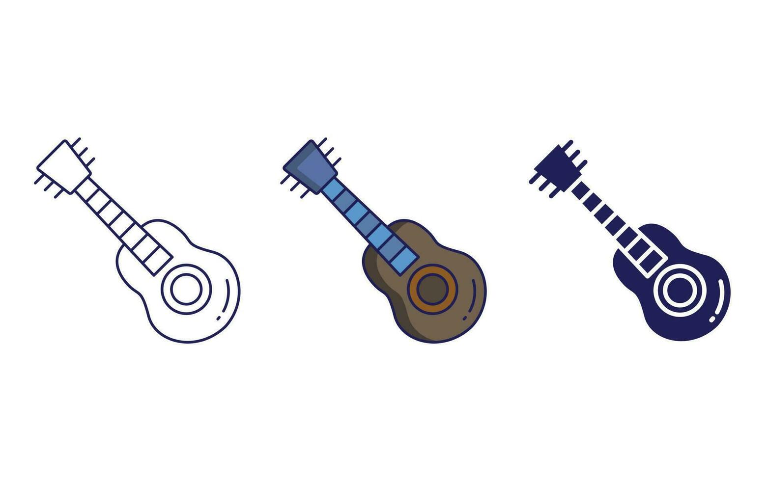 icono de vector de guitarra