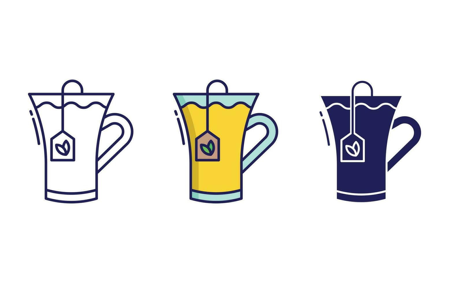 oolong tea vector icon