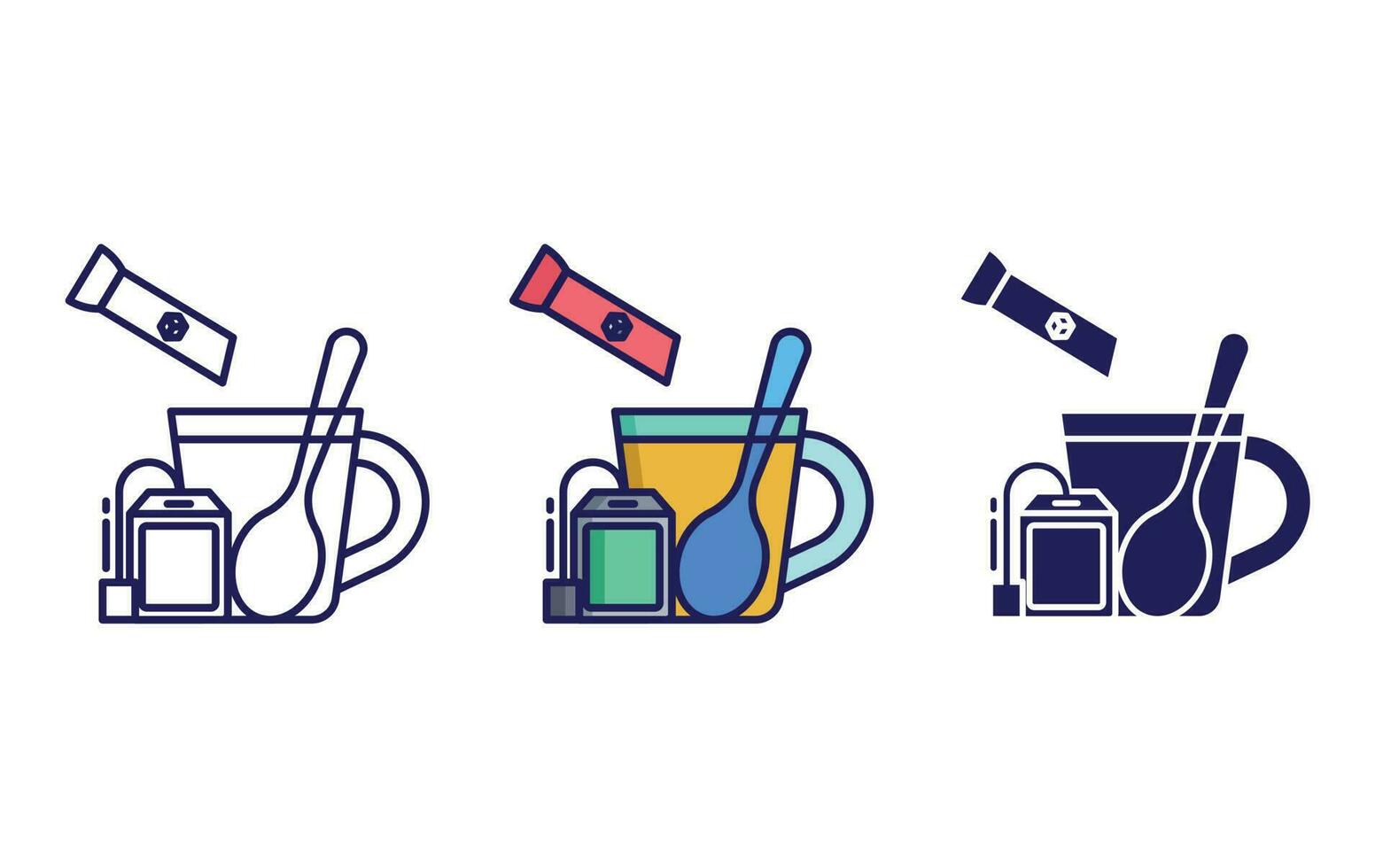 tea brewing vector icon