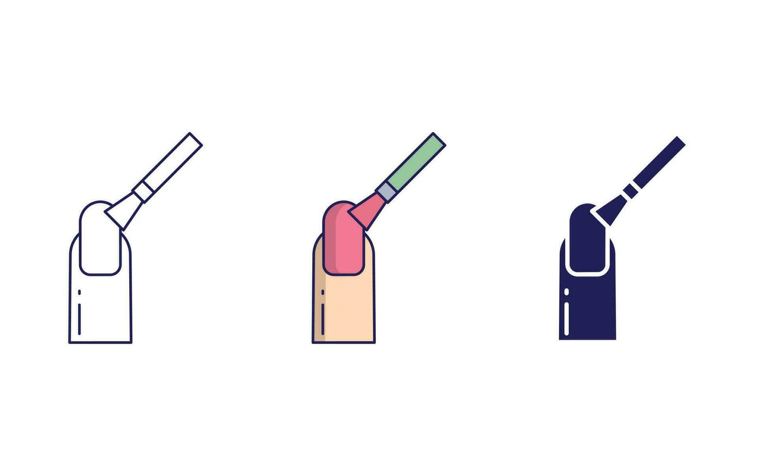 Nail Polish vector icon