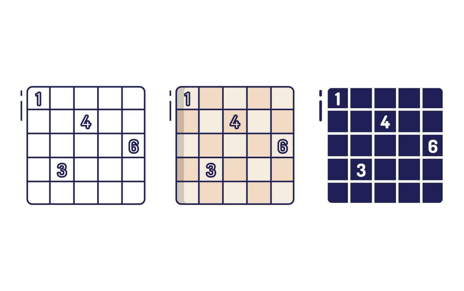 Sudoku vector icon
